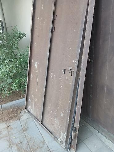 boltlar: Metaldan ikiqat qapı dəsti - Material: qalın polad təbəqə, möhkəm — 2