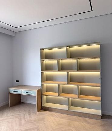 yazi masa: Mebel dəsti – giriş/yataq otağı üçün funksional həll - İki tərəfli — 3