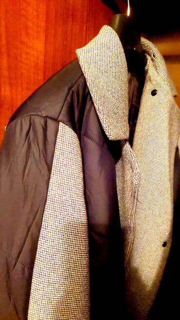 Kişi Geyimləri: 56-58 razmerdir. 100-110 kq qadina gedir. 2-3 defe geyinilib. Teze — 3