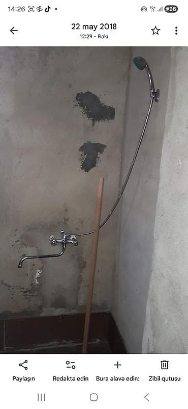 аренда столовой: 1 otaqlı kiçik ev (studia tipli) – mebellə - Otaq: yataq/istirahət — 6