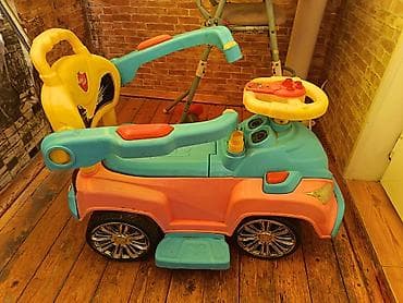 dəmir masin: Uşaq üçün ride-on/push maşın - Rənglər: mavi, çəhrayı, sarı və — 2