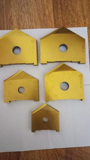Потолок: Torna/freze üçün dəyişdirilə bilən kəsici lövhəciklər (insertlər) — 6