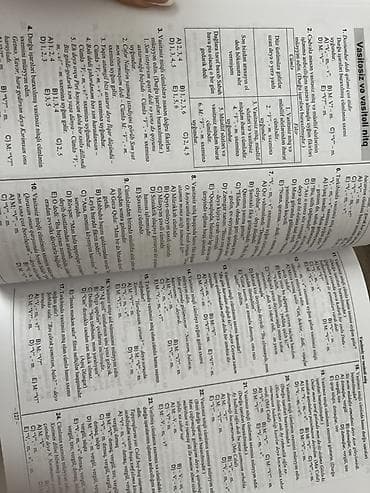 Testlər: Azərbaycan dili Testlər 11-ci sinif, DİM, 2-ci hissə — 3