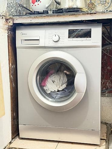 regular paltaryuyan: Paltaryuyan maşın Midea, 7 kq, İşlənmiş, Avtomat, Qurutma var, Kredit yoxdur, Ünvandan götürmə — 1