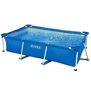 intex havuz: Intex karkaslı hovuz – düzbucaqlı, mavi rəng. Filtr uzerinde verilir — 2