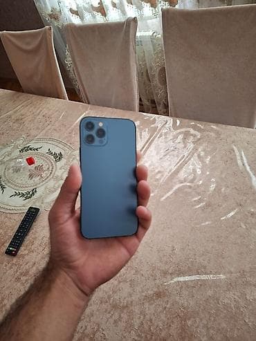 mini tv: IPhone 12 Pro, 128 GB, Pacific Blue, Face ID — 1