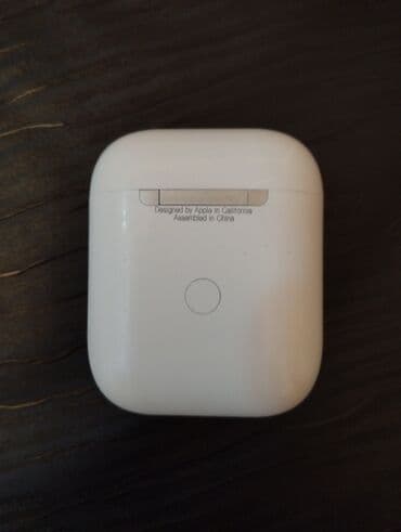 Микрофоны: Б/у Беспроводные (Bluetooth) Наушники, Apple, цвет - Белый — 2