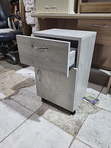 tumbuckalar: Təkərli ofis tumbası - Material: ağac teksturalı laminat/MDFlam — 7