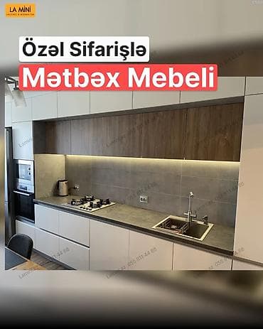 bal: Özəl sifarişlə mətbəx mebeli - Minimalist və funksional dizayn: ağ — 1