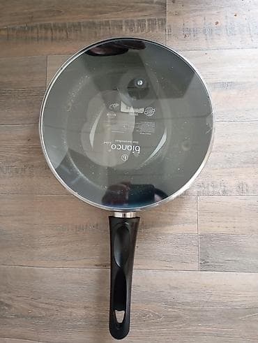 elektrik tava: Tava, rəng - Qara, Antipriqar, 26 sm, Türkiyə — 1