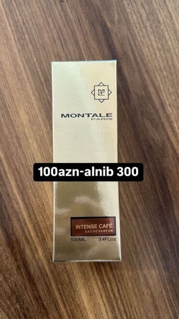 amber elixir eau de parfum: Montale Parisdən Intense Café ətri. 100 ml həcmində Eau de Parfum — 1