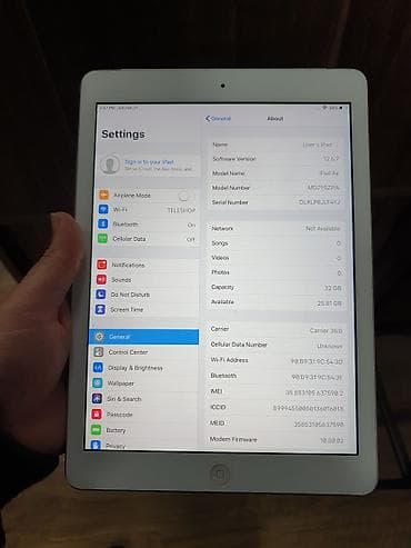 iphone adapter: İşlənmiş Apple iPad Air, 9,7", < 64 GB, Ödənişli çatdırılma — 3