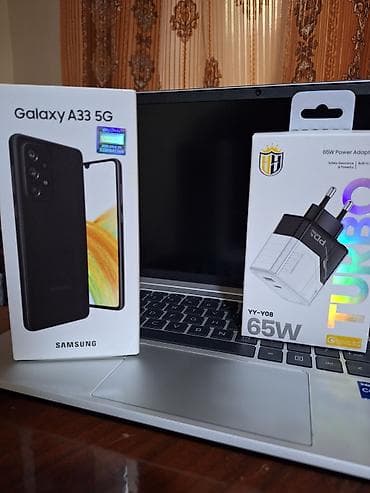 samsung 9500: Samsung Galaxy A33 5G, цвет - Черный, Две SIM карты — 1