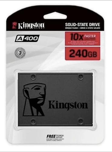 dvd disklər: Kingston A400 SSD – 240 GB - Növ: Solid-State Drive (SSD) - Model — 1