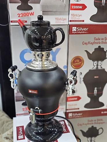 samovar cay: Elektrikli samovar silver model: sl-0045 elektri̇k semaver 4l — 3