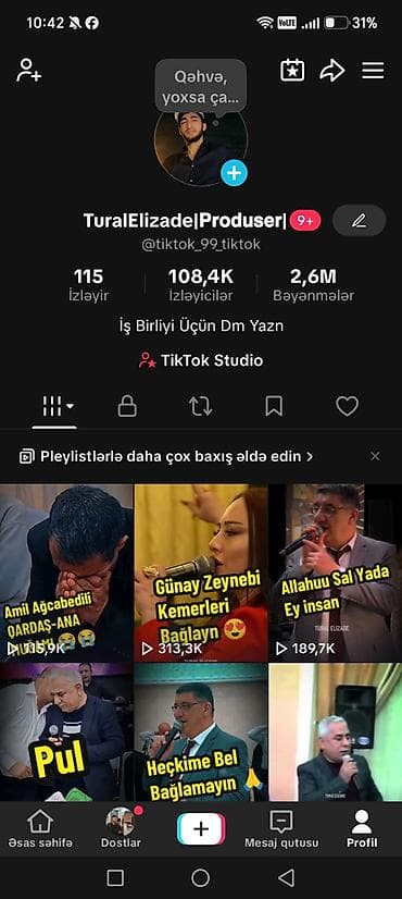 evlere paketleme işi: TikTok Hesabı Satılır Orjinal Təsvir: - TikTok üçün peşəkar kontent — 1