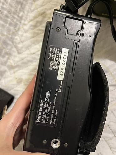 mini dv kamera: Panasonic NV-RX10EN Slim Palmcorder – VHS-C videokamera islekdi. 20ile — 3