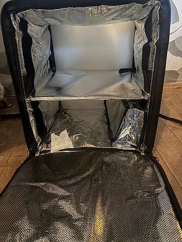 dönər avadanlıqları: Wolt Partner termal çatdırılma çantası - Rəng: firuzə (Wolt loqolu) - — 3