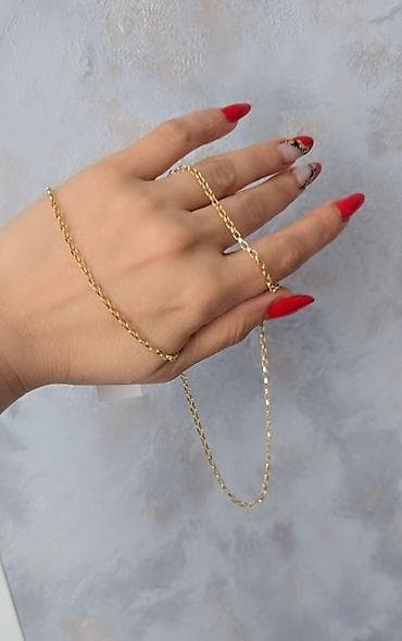 1 karat nece qram: Boyunbağı, Sarı qızıl, 585 Əyar, 3 g — 4