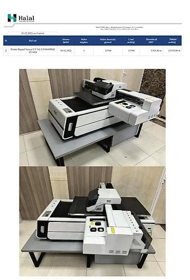 Printer Digital Nuocai UV NC-UV0609PEIII - UV düz səth printeri