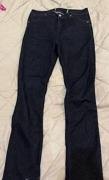 Джинсы: United Colors of Benetton cins şalvar - Rəng: tünd indigo (raw denim — 3