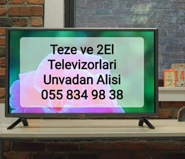 скупка нерабочих телевизоров: Teze ve ikinci El Televizorlari unvdan en yuksek qiymetle Alisi — 1