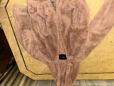 jilet: Xanım xəzli jilet – qızılı-çəhrayı (dusty pink) rəngdə - Yumşaq — 3