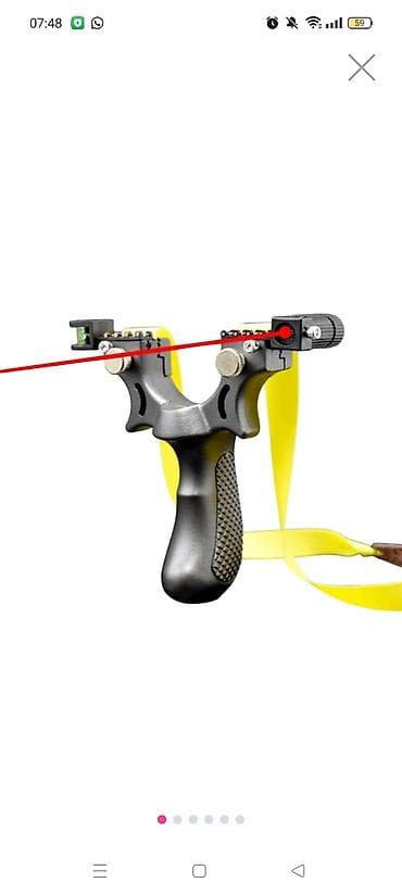 Lazer nişangahlı peşəkar qaşqaldaq (slingshot) - Korpus: erqonomik — 6