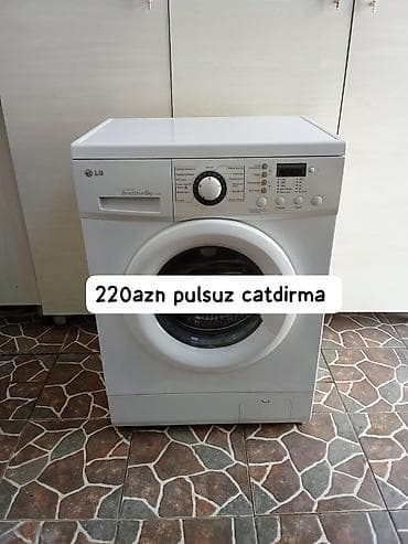 çanta: Paltaryuyan maşın LG, 6 kq, Avtomat, Qurutmasız, Kredit yoxdur — 1