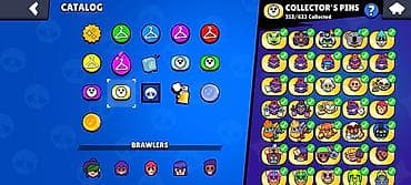 Brawl Stars hesabı – zəngin kosmetik kolleksiya - Kataloq bölməsi