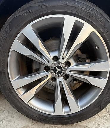 Mercedes-Benz orijinal yüngül lehimli disk və təkər dəsti önlər — 1
