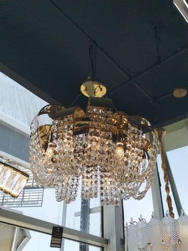 cilcıraqlar: Çılçıraq, 10 və daha çox lampa, Xrustal — 1