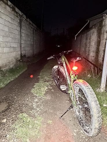 ən ucuz velosiped: Fatbike velosiped – geniş 26x4.0 təkərlər, yaşıl rəngli alüminium — 3