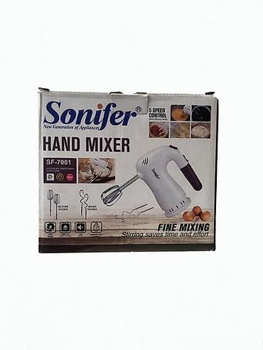 Sonifer SF-7001 əl mikseri - 5 sürət səviyyəsi – müxtəlif xəmir və — 2