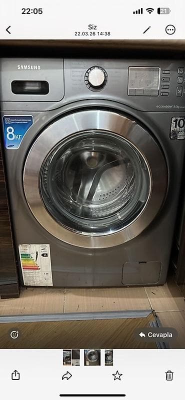 qapi zvanoku: Samsung paltaryuyan maşın – EcoBubble texnologiyalı, ön yükləməli — 1