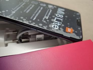 iphone xr ikinci el: Xiaomi Mi 8 Lite, 64 GB, rəng - Qara, 
 Barmaq izi — 4