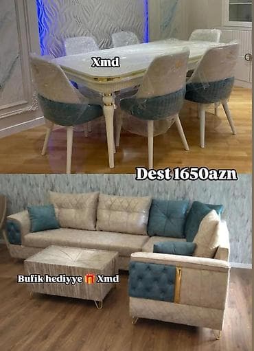 Künc divan, Qonaq otağı üçün, Açılmayan