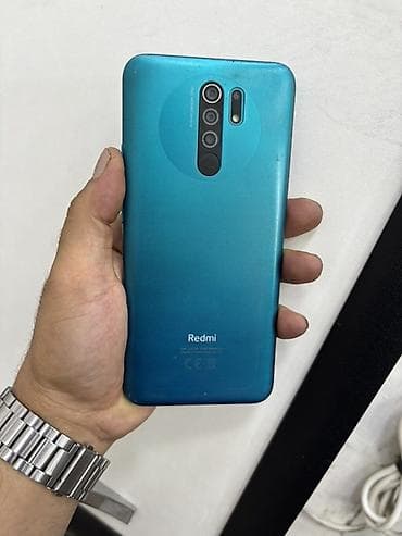 data modem sim card: Redmi 9, 64 GB, rəng - Mavi, İki sim kartlı — 2