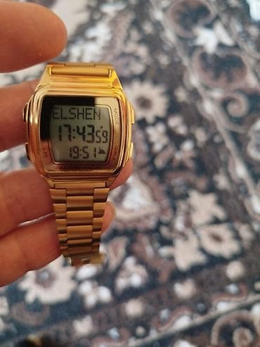 Наручные часы: SKMEI rəqəmsal qol saatı – qızılı metal korpus və metal qolbaq Qiyməti — 3