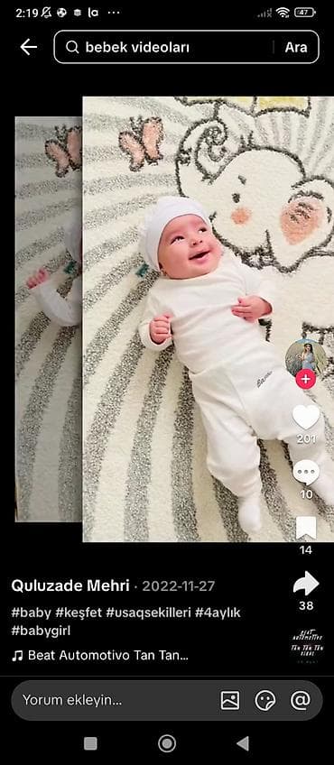 Körpələr üçün Döşək