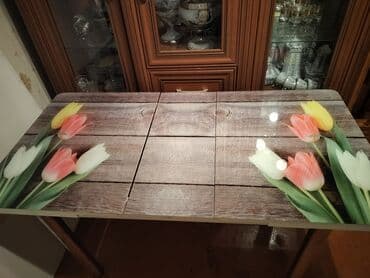 işlənmiş mətbəx stolları: Mətbəx stolu. Açılır. eni 70sm uzunluğu 110sm — 3