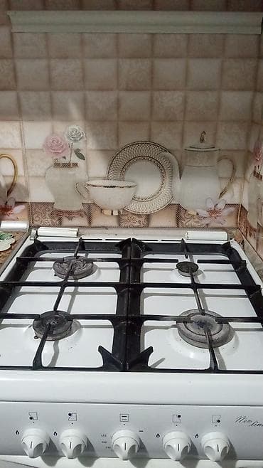 mətbəx soba: Qaz sobası Ayrıca dayanan, 4 gözlü — 3