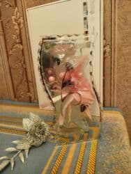 tək qızıl gül: Hədiyyəlik suvenir vaza .Şüsə Dekor stolustu bəzək kimi istifadə — 4