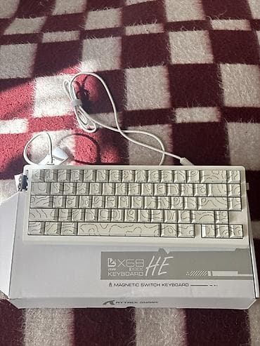 iphone 11 2ci el: Attack Shark X68HE mexaniki (Hall Effect) gaming klaviatura satılır — 1