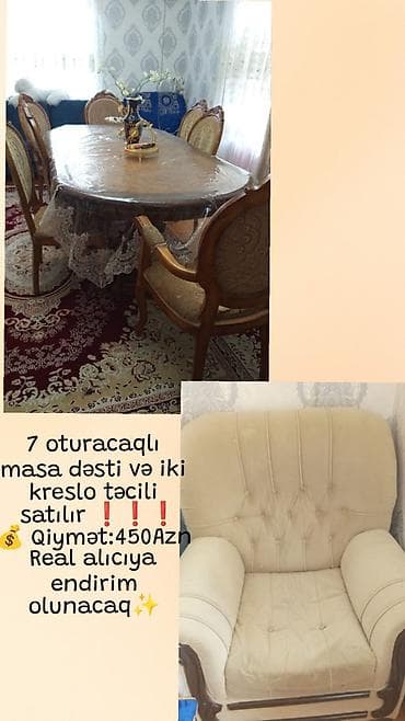 Qonaq otağı üçün, Oval masa
