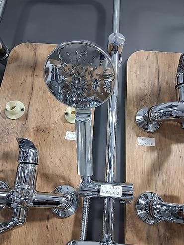 krant satisi: Duş sistemi – xrom örtüklü, divara quraşdırılan - Üst yağmurlama — 3