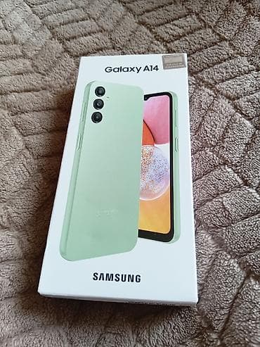 Samsung Galaxy A14, 128 GB, rəng - Yaşıl, İki sim kartlı