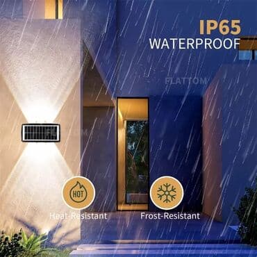 Süni güllər: Bağ işıqı Divara quraşdırılmış, 6 Vt — 14