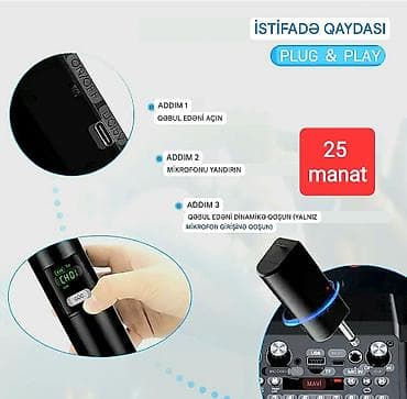 Velosiped ehtiyyat hissələri: Yeni Simsiz (Bluetooth), Radio Mikrofon Ünvandan götürmə — 4