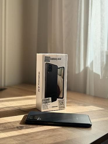 samsung tab e: Samsung Galaxy A12, rəng - Qara, İki sim kartlı — 7